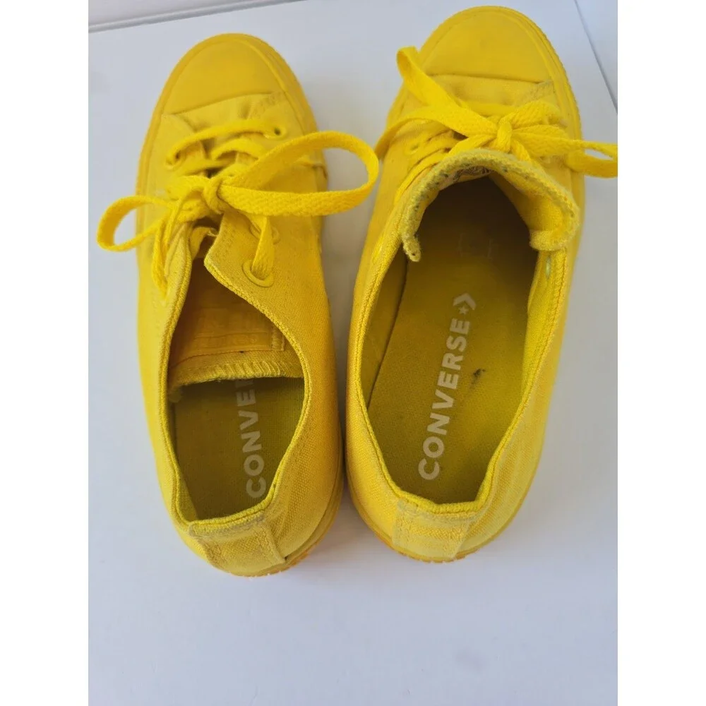 Converse CTAS Pro Monochrome Aurora Yellow Sneakers – 166410F Mens 4 Womens 6